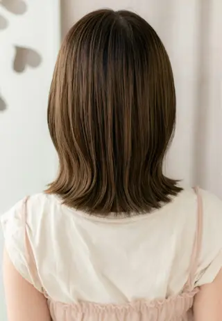 ミディアム カラー COVER HAIR bliss 志木南口駅前店所属・艶髪カラー🤍ྀི 強矢　美紗希🩷ྀིのヘアスタイル