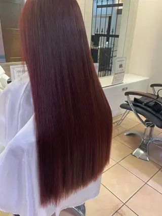 ロング 髪質改善 SHEER. 大阪梅田所属・髪質改善/ 梅田中崎町/宮里のヘアスタイル