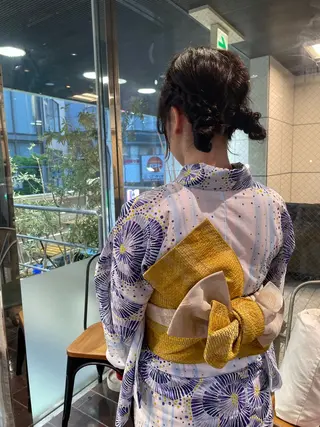 るか/透明感 カラー/アレンジのヘアスタイル