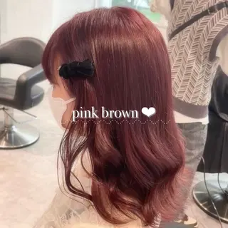 カラー かわいい艶髪🤍 れいな🤍のヘアスタイル