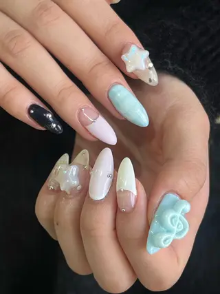 ネイル Hata nail 🎀個性派ニュアンスのネイルデザイン