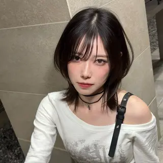 ミディアム カラー ウメダナオヤ/ くびれヘア✨のヘアスタイル