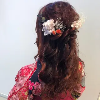 ヘアアレンジ 透明感カラー🪄 髪質改善♡田中みづきのヘアスタイル