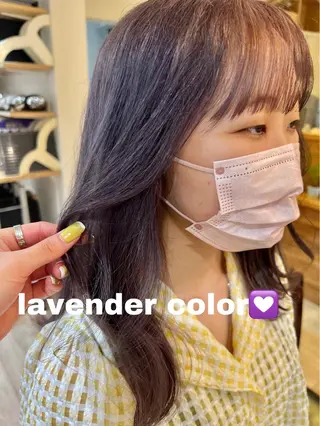 ミディアム 暖色ｶﾗｰ/ﾚｲﾔｰ ｶｯﾄ/Yunaのヘアスタイル