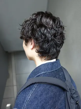 ショート パーマ pole所属・【pole】 minaのヘアスタイル