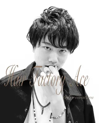 メンズ 所渉/韓国レイヤー /ウルフカットのヘアスタイル