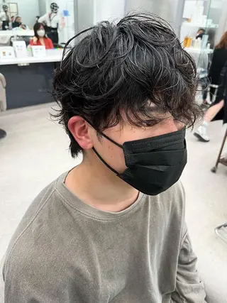 パーマ メンズ 🍐シャドウパーマ メンズ特化/守岡🍐のヘアスタイル