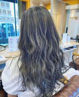 ロング カラー 原田 龍之介のヘアスタイル