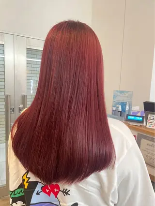 ロング カラー 比嘉 蓮のヘアスタイル