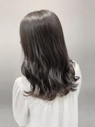 セミロング カラー 🦖鶴岡香純🦖 育休中のヘアスタイル