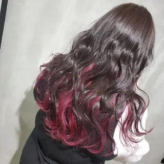 カラー ロング Le Lien カジのヘアスタイル