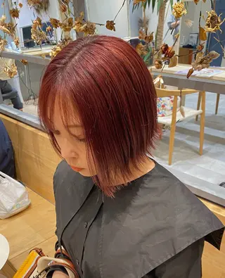 カラー 石田 菜月のヘアスタイル