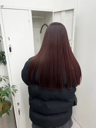 ロング カラー 美髪矯正/髪質改善/ 艶髪🤍伊藤梨紗のヘアスタイル