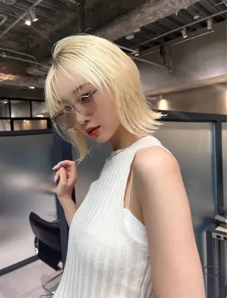 ショート 海野翔吾🇨🇳 ワンホンレイヤーのヘアスタイル