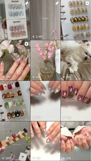 ネイル torom yukiのネイルデザイン