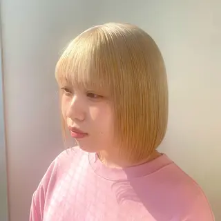 ショート カラー 💖暖色・ハイトーン 🐈みおり💖のヘアスタイル