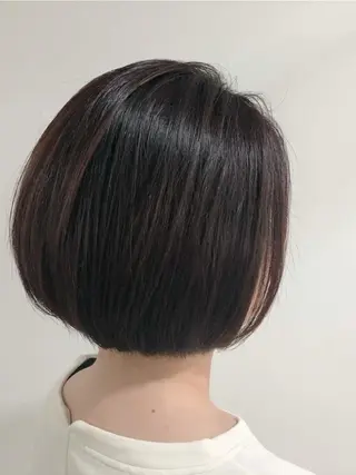 ミディアム あべ ゆうかのヘアスタイル