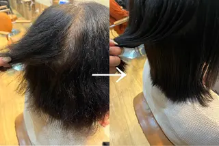 ミディアム 田村 優歩のヘアスタイル