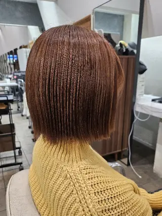 ミディアム 寺西紗友望/髪質改善 ストレート/ボブのヘアスタイル