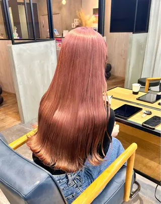 ロング カラー 韓国×髪質改善カラー 💎hinaのヘアスタイル