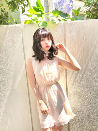 ミディアム mince rouge 博多マルイ店所属・牛田 玲菜のヘアスタイル