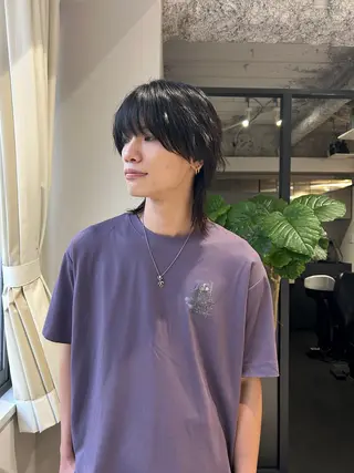 ミディアム メンズパーマ/メンズ カット/伊藤　げんのヘアスタイル