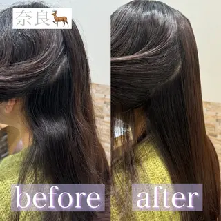 ロング パーマ 艶髪/巻ける縮毛矯正 /髪質改善naoのヘアスタイル