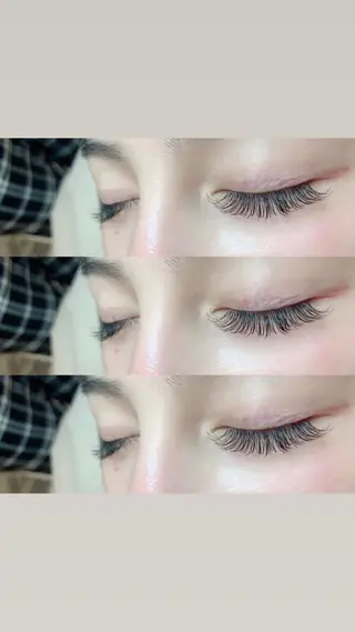 セミロング カラー パーマ ヘアアレンジ メンズ ネイル マツエク・マツパ アイブロウ apopi's所属・真夜中のまつ毛 APOPI'Sのマツエク・マツパデザイン