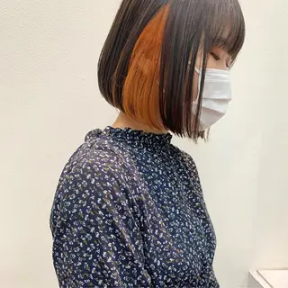 ショート カラー ﾊｲﾄｰﾝ/ｼｮｰﾄ 村上淳乃🐥のヘアスタイル