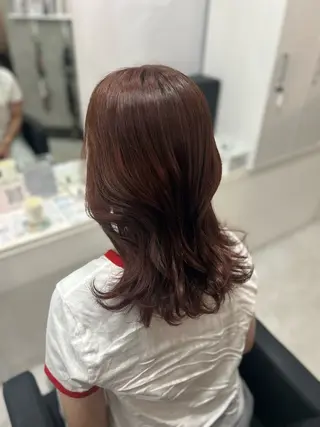 ミディアム MAHO/透明感カラ ー/髪質改善🍒のヘアスタイル