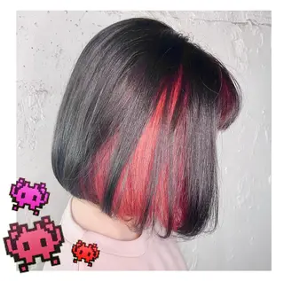 ショート カラー GARU-ガル-所属・TSUNO🦖 派手髪/オタク美容師のヘアスタイル