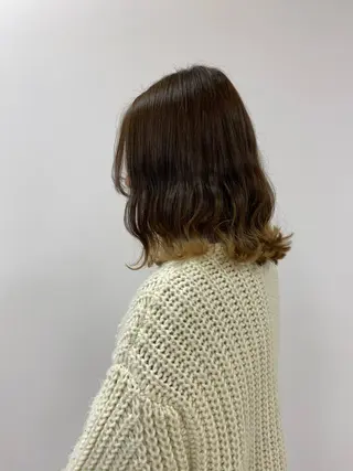 ミディアム レイヤー/ウルフ🤎 mayo.のヘアスタイル