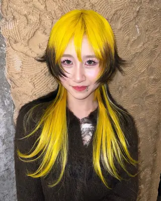 ロング カラー haco＋所属・圧倒的デザイン力 店長🎨RENAのヘアスタイル