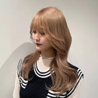 ロング カラー 🩷渋谷/韓国レイヤ ー/艶髪/Sayaのヘアスタイル
