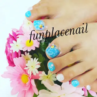 ショート ミディアム セミロング ロング カラー パーマ ヘアアレンジ メンズ キッズ ネイル まつエク nail salon＆school felice所属・フェリーチェ瑞江店 新山のネイルデザイン