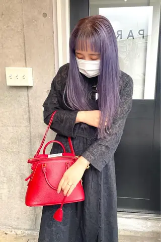 ロング カラー ヘアアレンジ GRAND OMOTESANDOのヘアスタイル