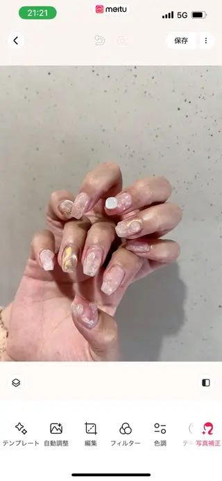 ネイル paragel /a k i n aのネイルデザイン