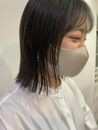 ショート カラー silo所属・silo MOKA 顔周りカット🦦のヘアスタイル