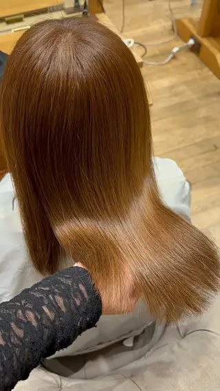 ミディアム きょうか 縮毛矯正モデル募集中のヘアスタイル