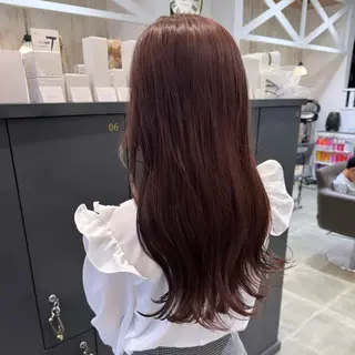 ロング カラー 葵/レイヤーカット/ 韓国風/透明感カラーのヘアスタイル