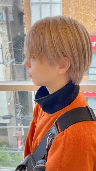 ショート カラー メンズ 古川 颯馬のヘアスタイル