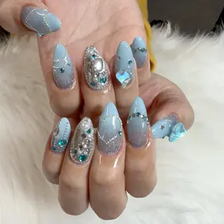 ネイル 🎀nana🫧 ワンホンネイル🎀のネイルデザイン