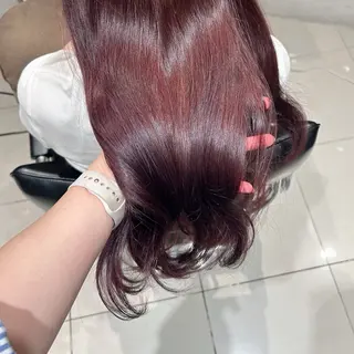 カラー ︎︎🌟韓国艶カラー ︎🌟璃奈 (ﾘﾅ)のヘアスタイル