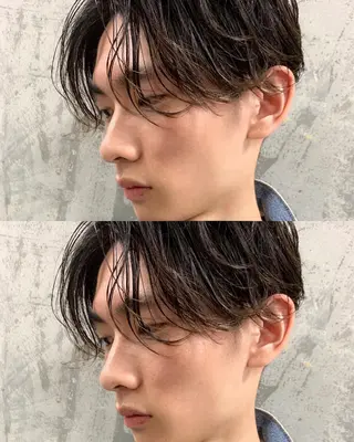 ショート カラー メンズ 古賀 侑磨のヘアスタイル