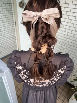 ヘアアレンジ 大人可愛いヘアメイク 💋🧚‍♀️しずかのヘアスタイル