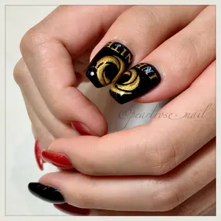 ネイル Beauty salon Ryu・ange所属・PEARL ROSE パールローズのネイルデザイン