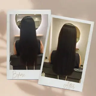 ロング GR 髪質改善トリートメント×ヘッドスパ【ジーアール】所属・🌺中村🌺毎日楽し くなる髪をご提案✨のヘアスタイル