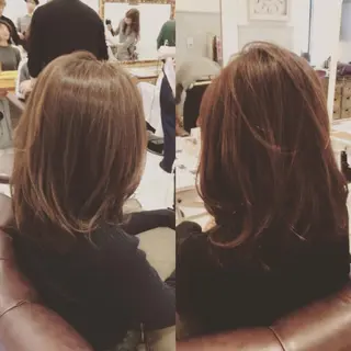 セミロング カラー leibz.co所属・Furuta Yukikoのヘアスタイル