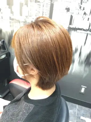ショート カラー Annon プライベートサロンのヘアスタイル