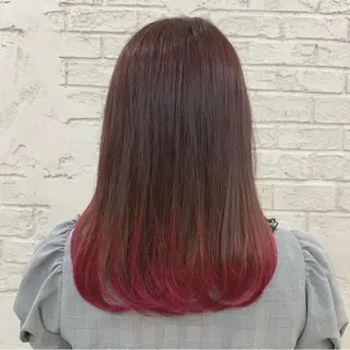 ミディアム カラー 💗モテガーリー💗 rumi♡のヘアスタイル